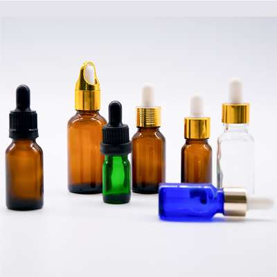 Customized logo cosmetic packaging 5ml 30ml 100ml skin care glass dropper bottle