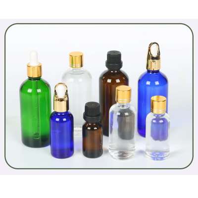 Clear amber black matte glass bottle essential oil lotion mist dropper glass bottle 5ml 10ml 15ml 20ml 30ml 50ml 100ml 200ml