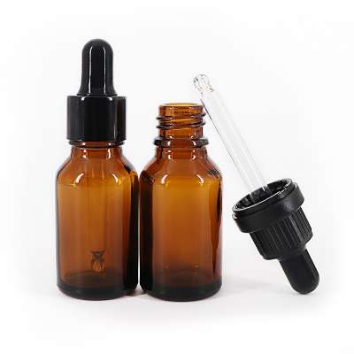 5ml 10ml 20ml Amber Glass Dropper Bottles Essential Oil Bottle Customize 30ml 50ml 100ml Frosted Cosmetic Bottles